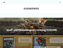 Tablet Screenshot of eigenerweg.com